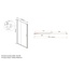 Vincea Garda VDS-1G145CLG Прозрачное стекло/Брашированное золото 145 Душевая дверь 0,6x145x190 см, Италия - фото 5