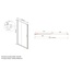 Vincea Garda VDS-1G125CLG Прозрачное стекло/Шлифованное золото 125 Душевая дверь 0,6x125x190 см, Италия - фото 5