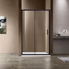 Vincea Garda VDS-1G120CLB Прозрачное стекло/Матовый черный 120