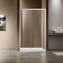 Vincea Garda VDS-1G115CL Прозрачное стекло/Хром 115 Душевая дверь 0,6x115x190 см, Италия - фото 1 - фото 1