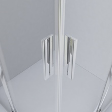Vincea Garda VSQ-1G900CH Стекло шиншилла/Профиль Хром 90х90 Душевой уголок 90x90x190 см, Италия - фото 1 - фото 3