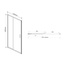 Vincea Garda VDS-1G120CL Прозрачное стекло/Хром 120 Душевая дверь 0,6x120x190 см, Италия - фото 4
