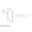 Vincea Garda VDS-1G145CL Прозрачное стекло/Хром 145 Душевая дверь 0,6x145x190 см, Италия - фото 5