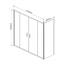 Vincea Garda VSR-1G28017CL Стекло прозрачное/Хром 170х80 Душевой уголок 170x80x190 см, Италия - фото 5