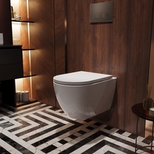 Vincea Globo VT1-74T Унитаз подвесной 52,5x35,8x34,8 см, Италия - фото 1 - фото 3