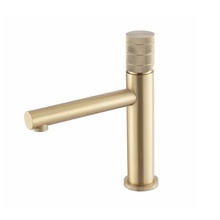 Vincea Groove VBF-4G1BG4 Для раковины Брашированное золото Смеситель 14x5x20,1 см, для раковины, Италия - фото 1 - фото 1