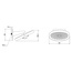 Vincea Inspire VSHD-3I3CGM Воронёная сталь Верхний душ 30x30x16,5 см, Италия - фото 6