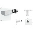 Vincea Inspire VSHD-3I3CGM Воронёная сталь Верхний душ 30x30x16,5 см, Италия - фото 4