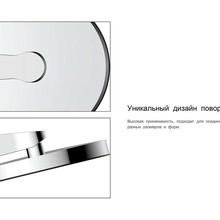 Vincea Inspire VSHD-3I3CGM Воронёная сталь Верхний душ 30x30x16,5 см, Италия - фото 1 - фото 2