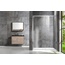Vincea Lugano VDS-1L150CL-1 Прозрачное стекло/Хром 150 Душевая дверь 0,8x150x195 см, Италия - фото 2