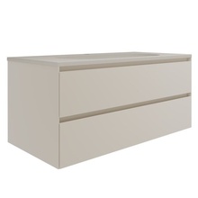 Vincea Luka Soft-Touch VMC-2L100MBG Матовый бежевый 100 Тумба для раковины 47,6x100x47,5 см, Италия - фото 1 - фото 4