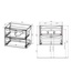 Vincea Mia Slim VMC-2MC700S1VO Винтажный дуб 70 Тумба для раковины 39,4x70x50 см, Италия - фото 3