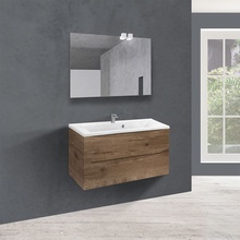 Vincea Mia VMC-2MA900VO Дуб винтаж 90 Тумба для раковины 44,3x89x50 см, Италия - фото 1 - фото 4