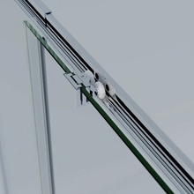 Vincea Rapid-N VSS-3RN1010E10CL Прозрачное стекло/Профиль Хром 90/100х90/100 Душевой уголок 90x90x195 см, Италия - фото 1 - фото 2