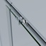 Vincea Rapid-N VDS-3RN11/12CL Прозрачное стекло/Хром 110/120 Душевая дверь 0,6x110x195 см, Италия - фото 3