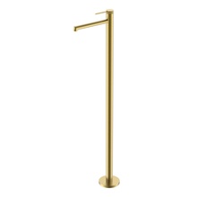 Vincea Rim VFBF-2R1BG Для раковины Брашированное золото Смеситель 26,9x5x108,6 см, для раковины, Италия - фото 1 - фото 1