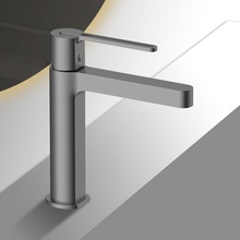 Vincea Rondo VBF-1R1GM Для раковины Вороненая сталь Смеситель 17,5x5x19 см, для раковины, Италия - фото 1 - фото 2