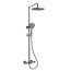 Vincea Rondo VSFS-1R1GM Вороненая сталь Душевая система 36x23,9x145 см, Италия - фото 1