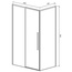 Vincea Slim-N VSR-4SN9013CGB Профиль Чёрный матовый / Тонированное стекло 130х90 Душевой уголок 90x130x195 см, Италия - фото 5