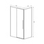 Vincea Slim-N VSR-4SN9014CGB Профиль Чёрный матовый / Тонированное стекло 140х90 Душевой уголок 90x140x195 см, Италия - фото 5
