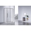 Vincea Slim-N VSR-4SN9014CLGM Профиль Воронёная сталь / Прозрачное стекло 140х90 Душевой уголок 90x140x195 см, Италия - фото 2