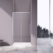 Vincea Slim-N VDS-4SN130CL Прозрачное стекло/Хром 130 Душевая дверь 0,6x130x195 см, Италия - фото 1 - фото 2