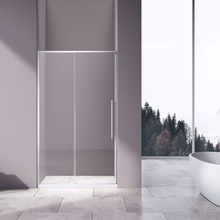 Vincea Slim-N VDS-4SN130CL Прозрачное стекло/Хром 130 Душевая дверь 0,6x130x195 см, Италия - фото 1 - фото 1