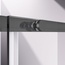 Vincea Slim-N VDS-4SN120CLGM Прозрачное стекло/Вороненая сталь 120 Душевая дверь 0,6x120x195 см, Италия - фото 3