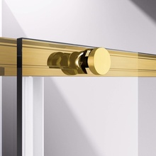 Vincea Slim-N VDS-4SN120CLG Прозрачное стекло/Брашированное золото 120 Душевая дверь 0,6x120x195 см, Италия - фото 1 - фото 3