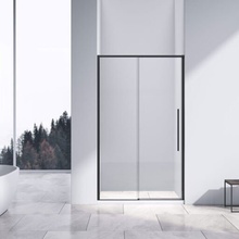 Vincea Slim-N VDS-4SN120CLB Прозрачное стекло/Матовый черный 120 Душевая дверь 0,6x120x195 см, Италия - фото 1 - фото 2