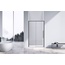 Vincea Slim-N VDS-4SN120CLB Прозрачное стекло/Матовый черный 120 Душевая дверь 0,6x120x195 см, Италия - фото 2