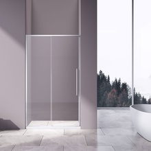 Vincea Slim-N VDS-4SN100CL Прозрачное стекло/Хром 100 Душевая дверь 0,6x100x195 см, Италия - фото 1 - фото 1