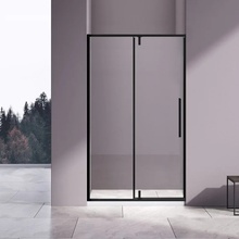 Vincea Slim-N VDP-4SN120CLB Прозрачное стекло/Матовый черный 120 Душевая дверь 0,6x120x195 см, Италия - фото 1 - фото 2