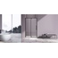 Vincea Slim-N VDP-4SN120CLB Прозрачное стекло/Матовый черный 120 Душевая дверь 0,6x120x195 см, Италия - фото 3 Vincea Slim-N VDP-4SN120CLB Прозрачное стекло/Матовый черный 120 Душевая дверь 0,6x120x195 см, Италия - фото 3