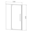 Vincea Slim-N VDP-4SN120CLB Прозрачное стекло/Матовый черный 120 Душевая дверь 0,6x120x195 см, Италия - фото 4 Vincea Slim-N VDP-4SN120CLB Прозрачное стекло/Матовый черный 120 Душевая дверь 0,6x120x195 см, Италия - фото 4