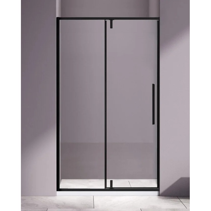 Vincea Slim-N VDP-4SN120CLB Прозрачное стекло/Матовый черный 120 Душевая дверь 0,6x120x195 см, Италия - фото 1 Vincea Slim-N VDP-4SN120CLB Прозрачное стекло/Матовый черный 120 Душевая дверь 0,6x120x195 см, Италия - фото 1