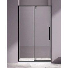Vincea Slim-N VDP-4SN120CLB Прозрачное стекло/Матовый черный 120 Душевая дверь 0,6x120x195 см, Италия - фото 1 - фото 1