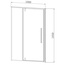 Vincea Slim-N VDP-4SN100CL Прозрачное стекло/Хром 100 Душевая дверь 0,6x100x200 см, Италия - фото 5