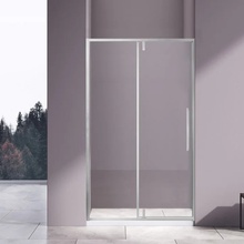 Vincea Slim-N VDP-4SN100CL Прозрачное стекло/Хром 100 Душевая дверь 0,6x100x200 см, Италия - фото 1 - фото 2