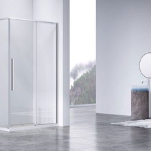 Vincea Slim-N VSR-4SN9013CL Стекло прозрачное/Профиль Хром 90х130 Душевой уголок 90x130x195 см, Италия - фото 1 - фото 2