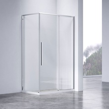 Vincea Slim-N VSR-4SN9013CL Стекло прозрачное/Профиль Хром 90х130 Душевой уголок 90x130x195 см, Италия - фото 1 - фото 1