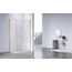 Vincea Slim-N VSR-4SN9012CLG Стекло прозрачное/Профиль Брашированное золото 90х120 Душевой уголок 90x120x195 см, Италия - фото 2 Vincea Slim-N VSR-4SN9012CLG Стекло прозрачное/Профиль Брашированное золото 90х120 Душевой уголок 90x120x195 см, Италия - фото 2