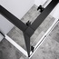 Vincea Slim-N VSR-4SN9012CLB Стекло прозрачное/Профиль Черный 90х120 Душевой уголок 90x120x195 см, Италия - фото 3
