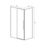 Vincea Slim-N VSR-4SN8012CLGM Прозрачное стекло/Профиль Вороненая сталь 80х120 Душевой уголок 80x120x195 см, Италия - фото 4 Vincea Slim-N VSR-4SN8012CLGM Прозрачное стекло/Профиль Вороненая сталь 80х120 Душевой уголок 80x120x195 см, Италия - фото 4