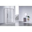 Vincea Slim-N VSR-4SN8012CLGM Прозрачное стекло/Профиль Вороненая сталь 80х120 Душевой уголок 80x120x195 см, Италия - фото 2 Vincea Slim-N VSR-4SN8012CLGM Прозрачное стекло/Профиль Вороненая сталь 80х120 Душевой уголок 80x120x195 см, Италия - фото 2