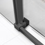 Vincea Slim Soft VDS-1SS120CLGM Прозрачное стекло/Вороненая сталь 120 Душевая дверь 0,6x120x200 см, Италия - фото 3