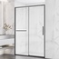 Vincea Slim Soft VDS-1SS120CLGM Прозрачное стекло/Вороненая сталь 120 Душевая дверь 0,6x120x200 см, Италия - фото 1