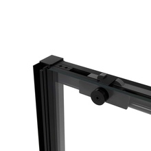 Vincea Slim Soft VDS-1SS120CLB Прозрачное стекло/Черный 120 Душевая дверь 0,6x120x200 см, Италия - фото 1 - фото 3