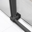 Vincea Slim Soft VSR-1SS8012CLGM Прозрачное стекло/Профиль Вороненая сталь 80х120 Душевой уголок 80x120x200 см, Италия - фото 3