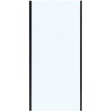 Vincea Slim Soft VSG-1SS800CLB Матовый черный/Прозрачное стекло 80х200 Боковая панель 0,6x80x200 см, Италия - фото 1 - фото 1